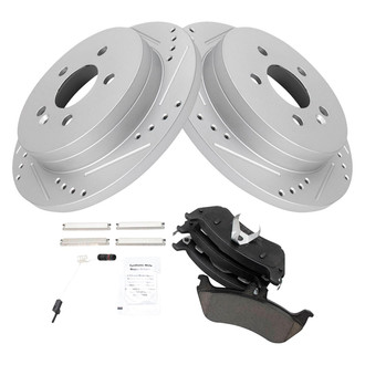 TRQ® - Performance Ceramic Rear Brake Kit