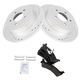 TRQ® - Performance Ceramic Rear Brake Kit