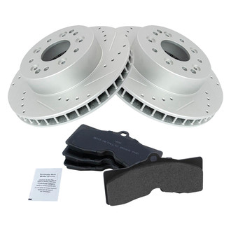 TRQ® - Performance Semi-Metallic Rear Brake Kit