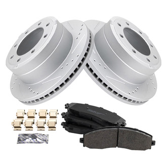 TRQ® - Performance Semi-Metallic Rear Brake Kit