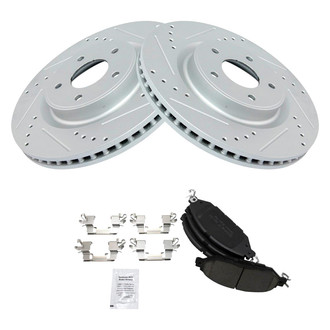 TRQ® - Performance Ceramic Front Brake Kit