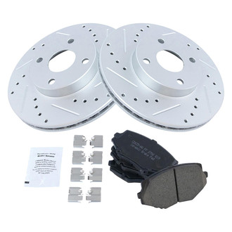 TRQ® - Performance Ceramic Front Brake Kit