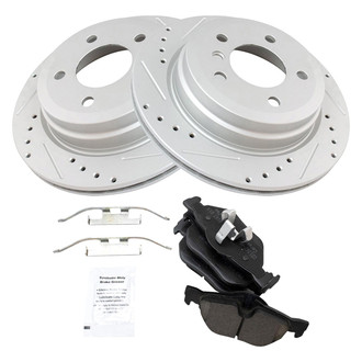 TRQ® - Performance Ceramic Rear Brake Kit