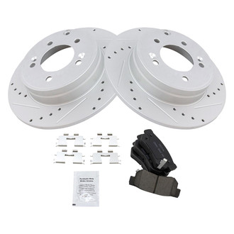 TRQ® - Performance Ceramic Rear Brake Kit