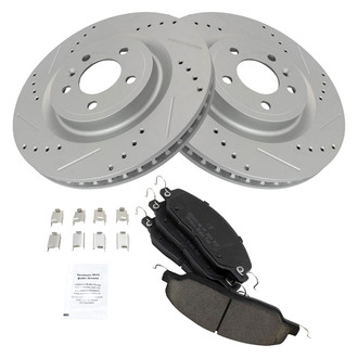 TRQ® - Performance Ceramic Front Brake Kit