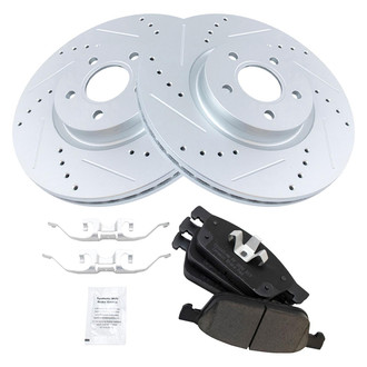 TRQ® - Performance Ceramic Front Brake Kit