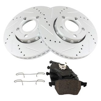 TRQ® - Performance Ceramic Front Brake Kit