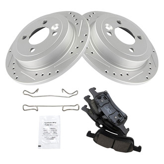 TRQ® - Performance Ceramic Rear Brake Kit