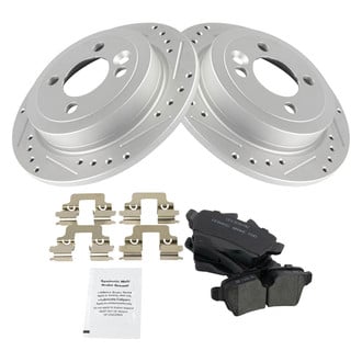 TRQ® - Performance Ceramic Rear Brake Kit