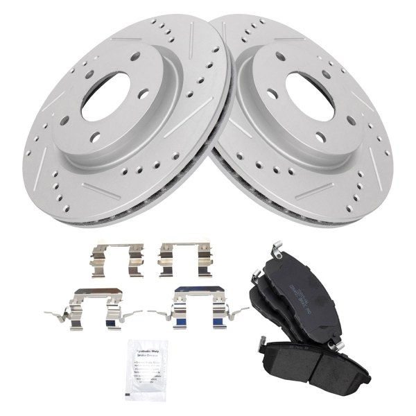 TRQ® - Performance Ceramic Front Brake Kit