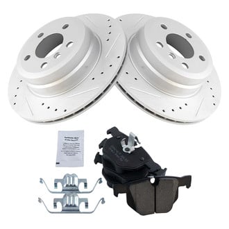 TRQ® - Performance Ceramic Rear Brake Kit