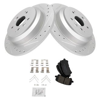 TRQ® - Performance Ceramic Rear Brake Kit