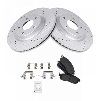 TRQ® - Performance Ceramic Front Brake Kit