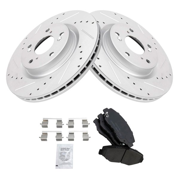 TRQ® - Performance Ceramic Front Brake Kit