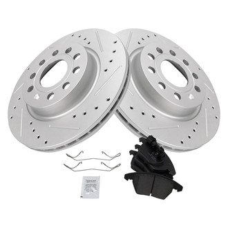 TRQ® - Performance Ceramic Front Brake Kit