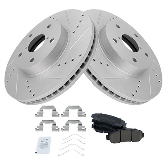 TRQ® - Performance Ceramic Front Brake Kit