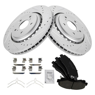 TRQ® - Performance Ceramic Front Brake Kit