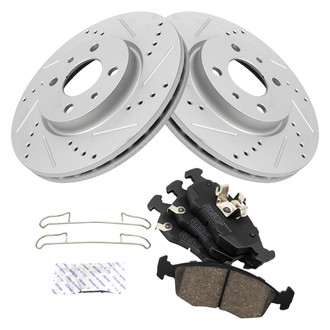 TRQ® - Performance Ceramic Front Brake Kit