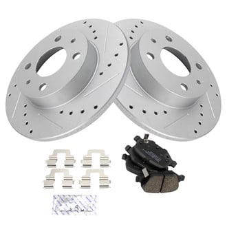 TRQ® - Performance Ceramic Brake Kit