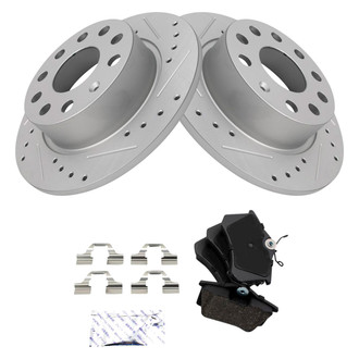 TRQ® - Performance Ceramic Rear Brake Kit