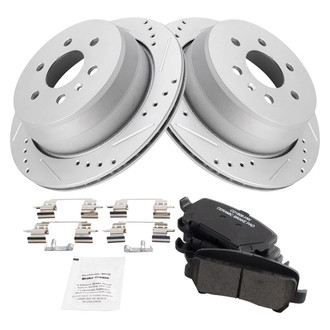 TRQ® - Performance Ceramic Rear Brake Kit