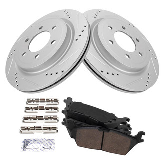 TRQ® - Performance Ceramic Rear Brake Kit