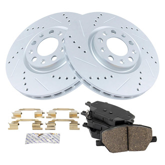 TRQ® - Performance Ceramic Front Brake Kit