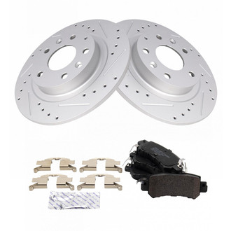 TRQ® - Performance Semi-Metallic Brake Kit