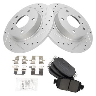 TRQ® - Performance Ceramic Rear Brake Kit