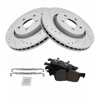 TRQ® - Performance Ceramic Front Brake Kit
