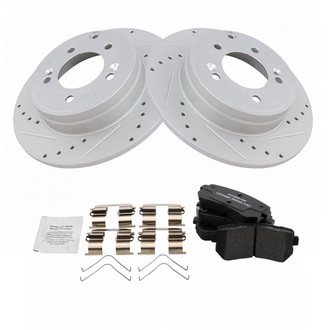 TRQ® - Performance Ceramic Brake Kit with Wheel Bearings