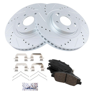 TRQ® - Performance Ceramic Front Brake Kit
