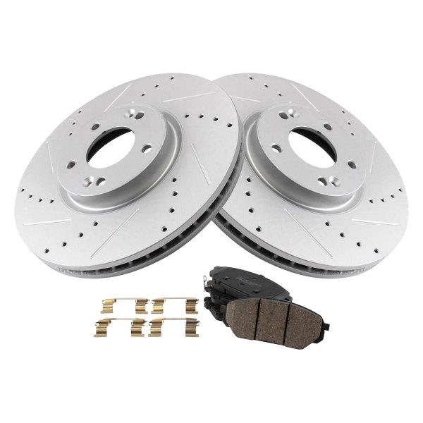 TRQ® - Performance Ceramic Front Brake Kit