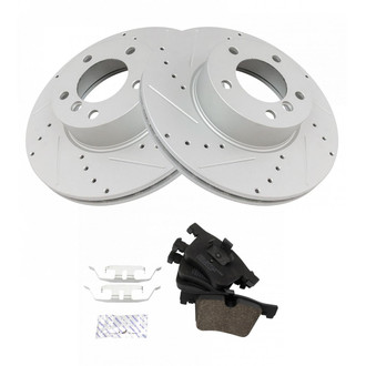 TRQ® - Front Disc Brake Kit with Ceramic Pads