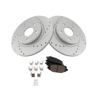 TRQ® - Rear Disc Brake Kit with Ceramic Pads