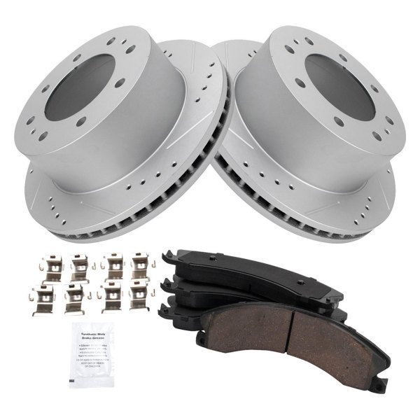 TRQ® - Performance Ceramic Rear Brake Kit