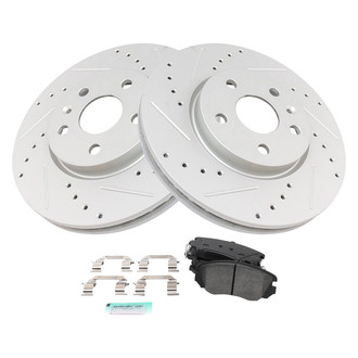TRQ® - Performance Semi-Metallic Brake Kit