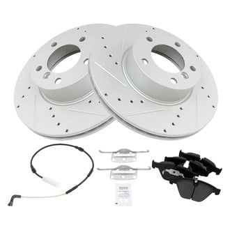 TRQ® - Performance Ceramic Front Brake Kit