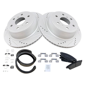 TRQ® - Performance Ceramic Rear Brake Kit