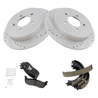 TRQ® - Performance Ceramic Rear Brake Kit