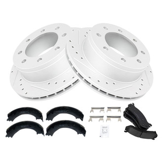 TRQ® - Performance Ceramic Rear Brake Kit