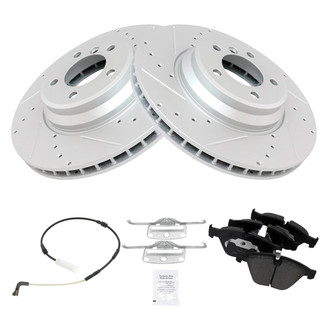 TRQ® - Performance Ceramic Front Brake Kit