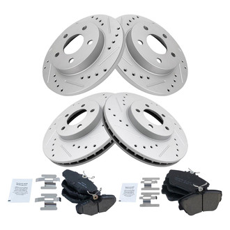 TRQ® - Performance Ceramic Brake Kit