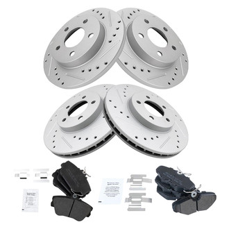 TRQ® - Performance Semi-Metallic Brake Kit