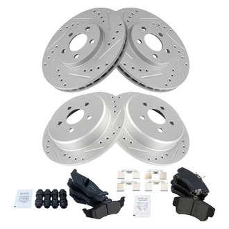 TRQ® - Performance Ceramic Brake Kit
