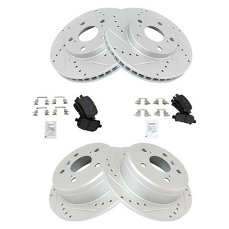 TRQ® - Performance Semi-Metallic Brake Kit