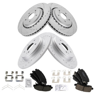 TRQ® - Performance Ceramic Brake Kit