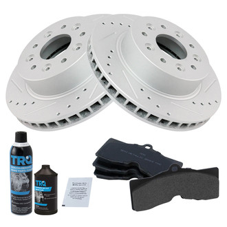 TRQ® - Performance Semi-Metallic Front Brake Kit