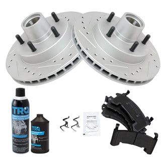 TRQ® - Performance Semi-Metallic Brake Kit