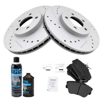TRQ® - Performance Semi-Metallic Brake Kit